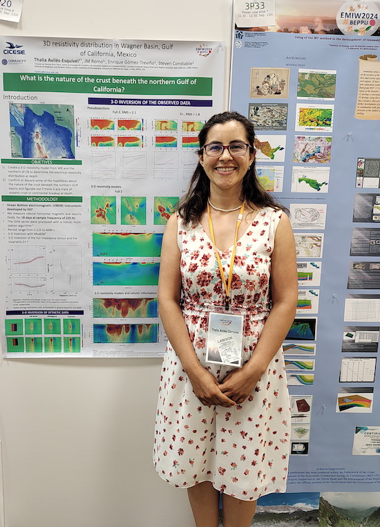 Thalia presenting 3D Marine Magnetotelluric study